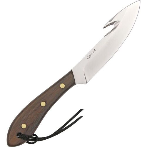 Grohmann Survival Guthook Fixed Blade Knife Rosewood Handle 5.375 in