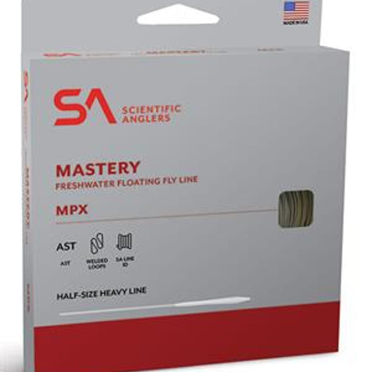Scientific Anglers Mastery MPX Fly Line - Buckskin/Optic Green