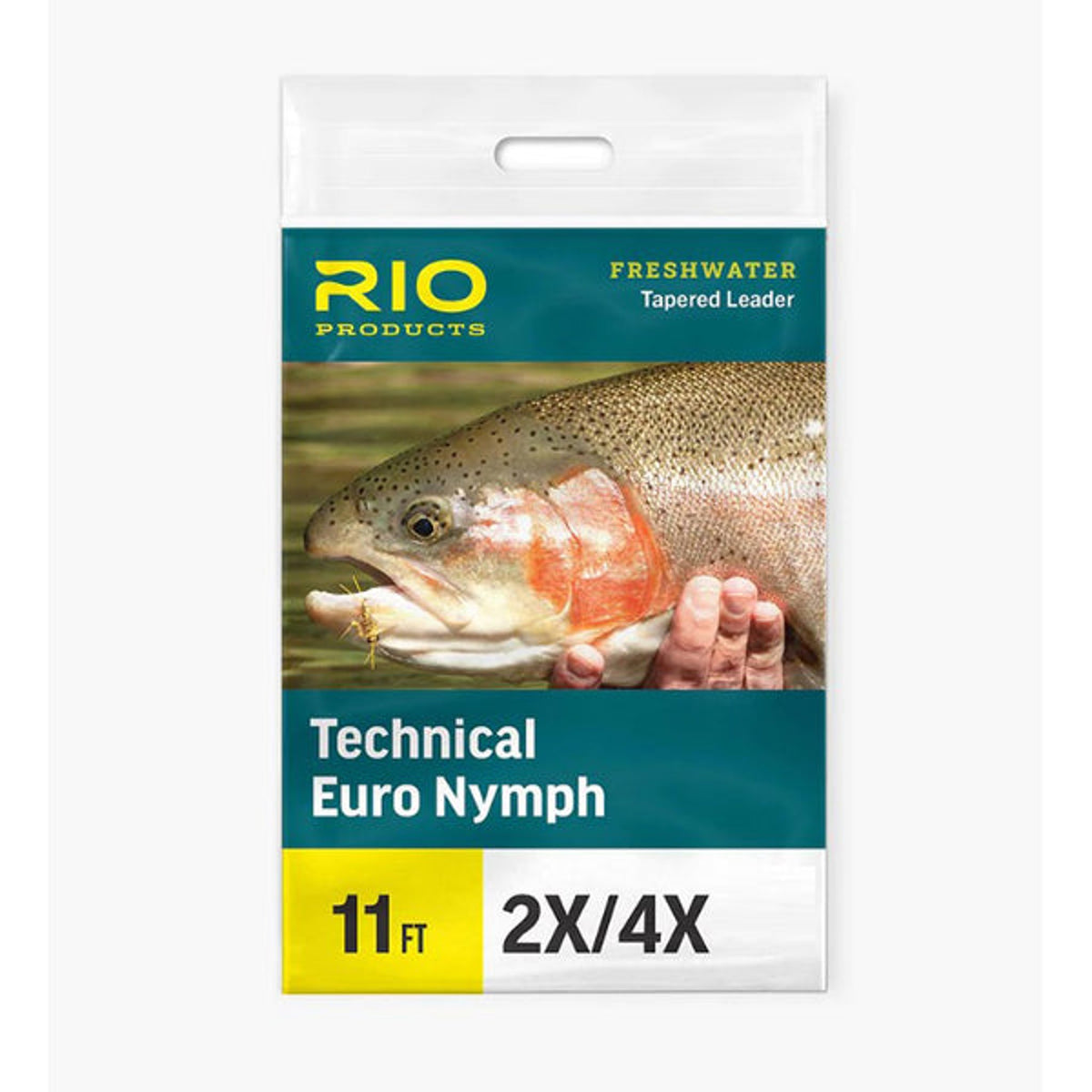 Rio Technical Euro Nymph Leader 14FT 2X/4X Black & White