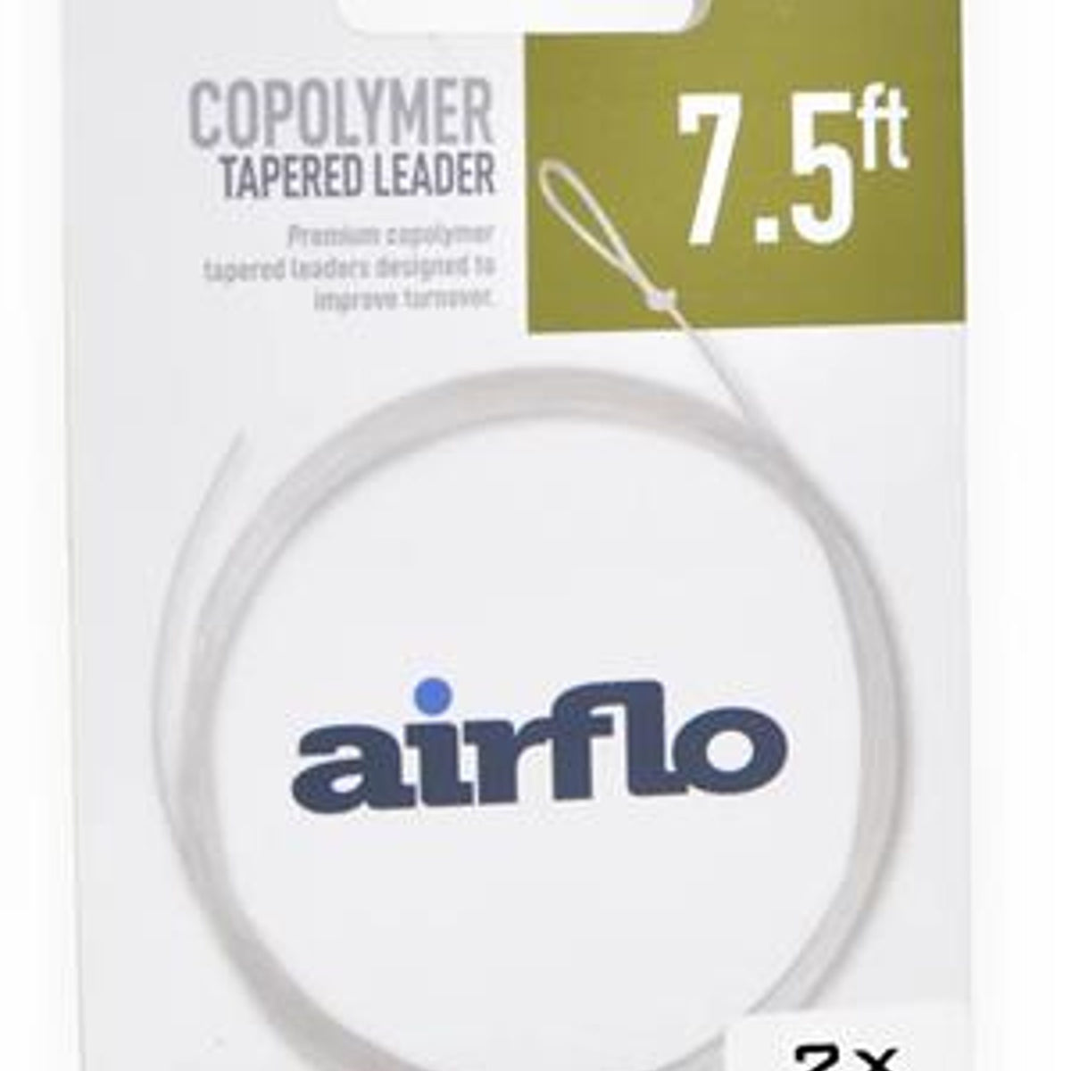 Airflo Tactical Mono Tapered Leader 2X Size