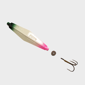 Fishing lure with a hook 