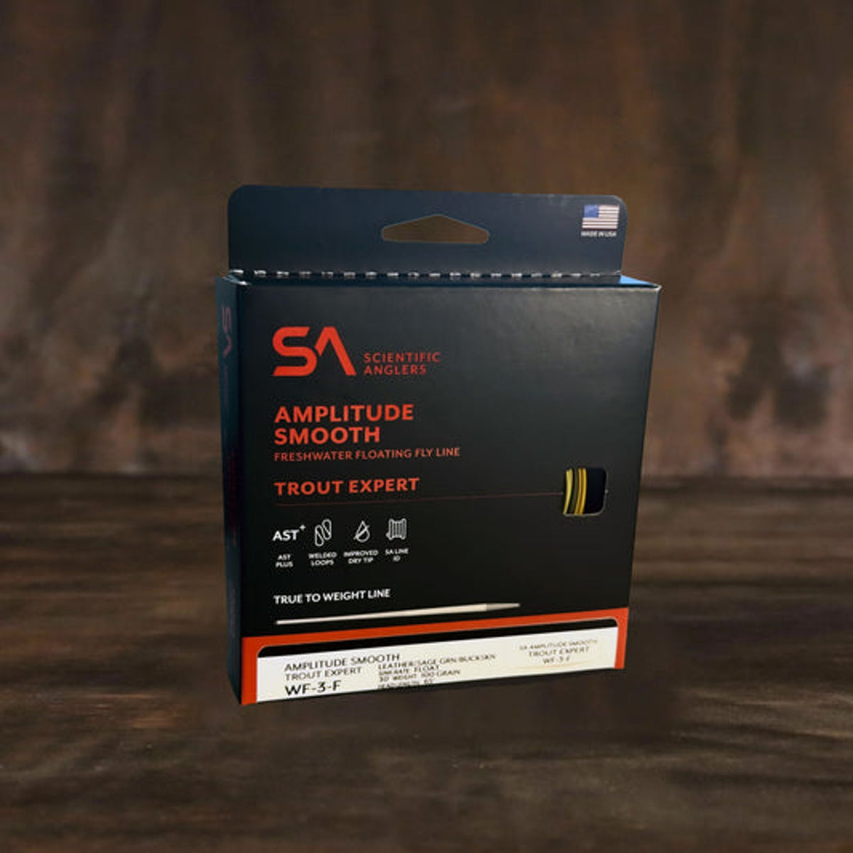 Scientific Anglers Amplitude Smooth Creek Trout Fly Line WF-3-F