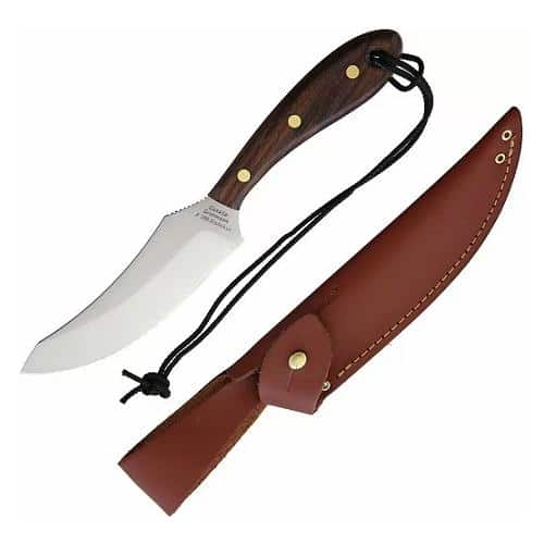Grohmann Large Skinner Rosewood Knife 5 Satin Finish Stainless R100S
