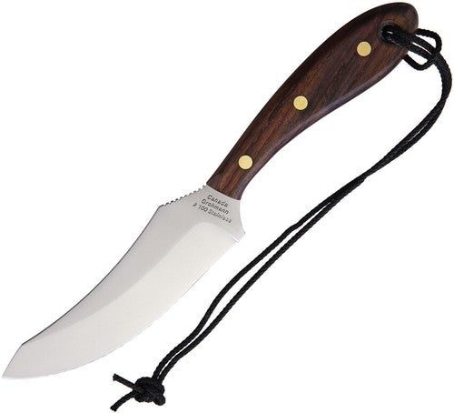 Grohmann Large Skinner Rosewood Knife 5 Satin Finish Stainless R100S