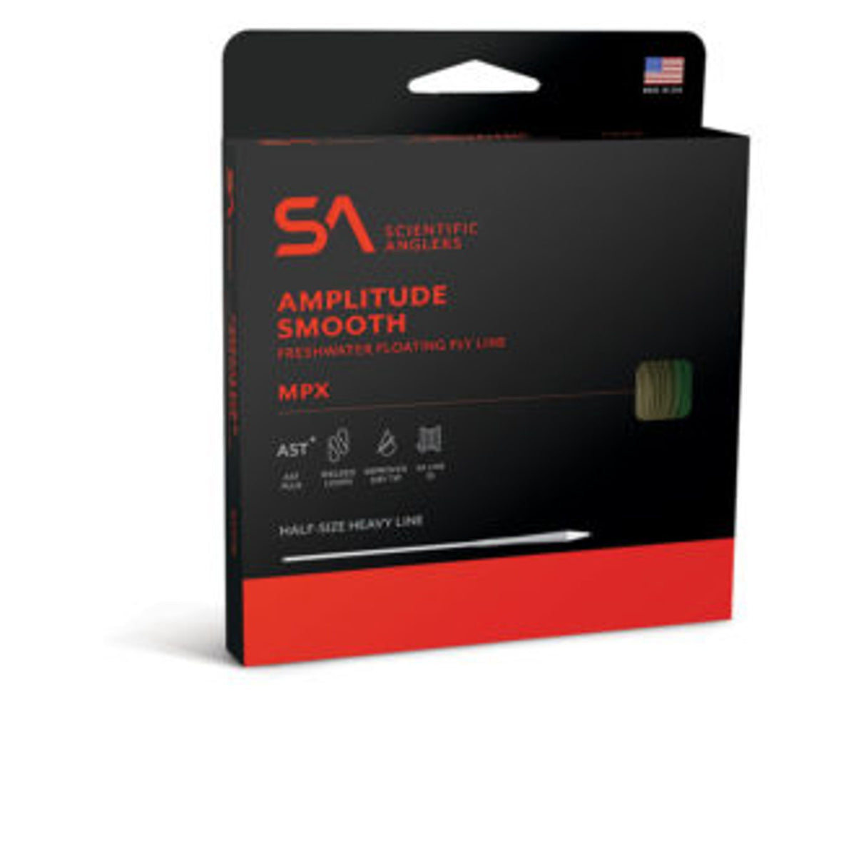 Scientific Anglers Amplitude Smooth Anadro/Nymph  Fly Line WF-7-F