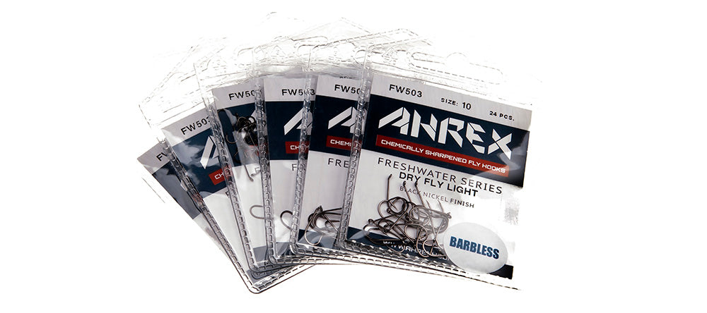 Ahrex FW503 - Dry Fly Light Barbless Hooks