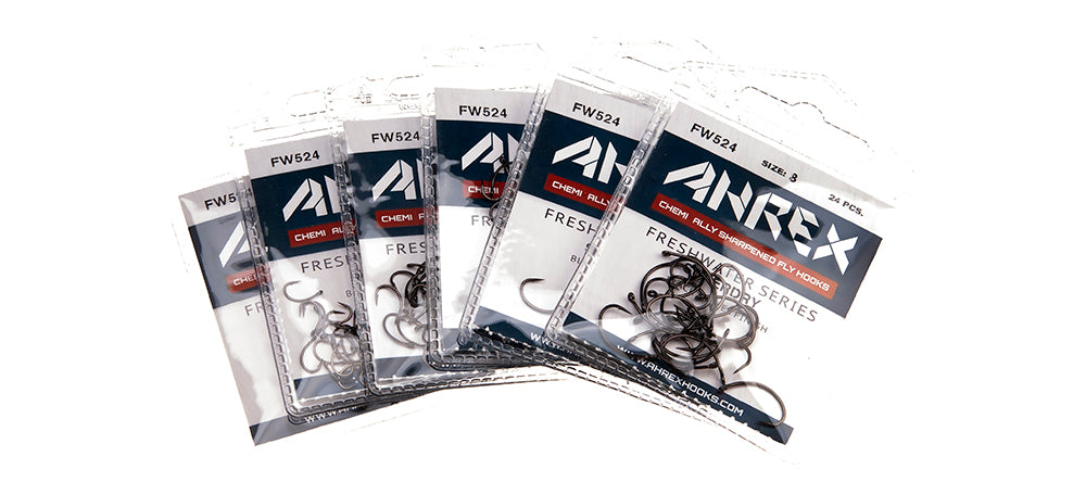 Ahrex FW524 - Super Dry Barbed Hooks