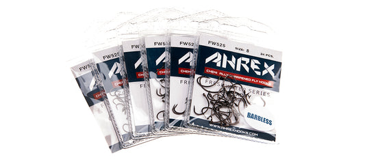 Ahrex FW525 - Super Dry Barbless Hooks