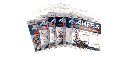 Ahrex FW550 - Mini Jig Barbed Hooks