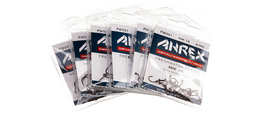 Ahrex FW551 - Mini Jig Barbless Hooks