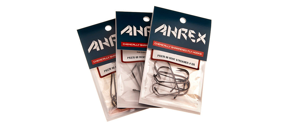 Ahrex 60-degree Bent Streamer Hooks