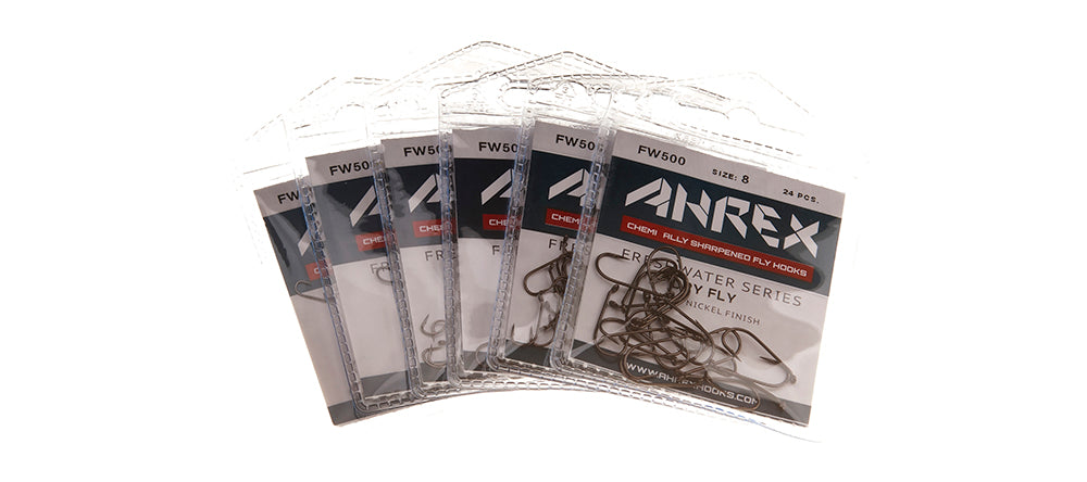 Ahrex FW500 - Dry Fly Traditional Hook Barbed Hooks