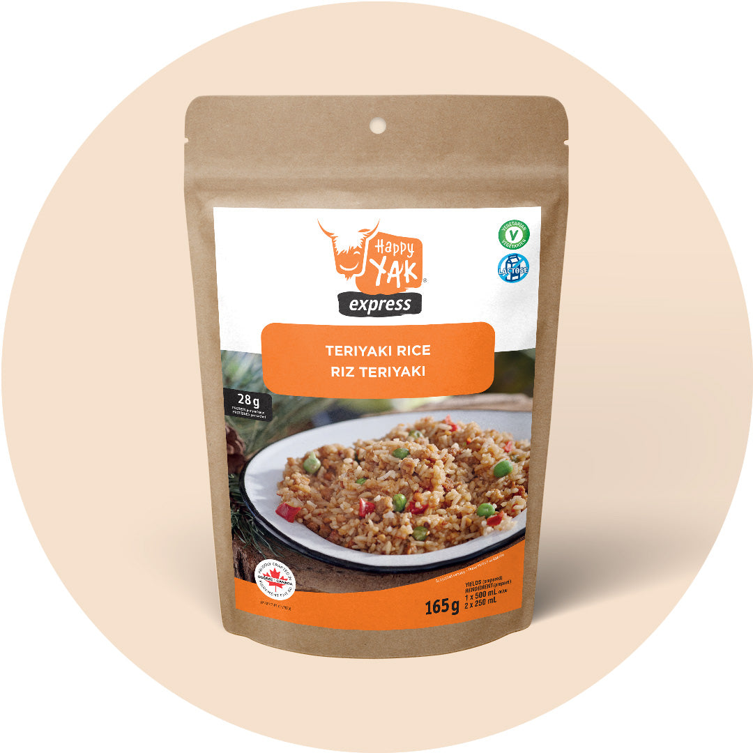 Happy Yak Teriyaki Rice  (Vegan, Lactose Free)