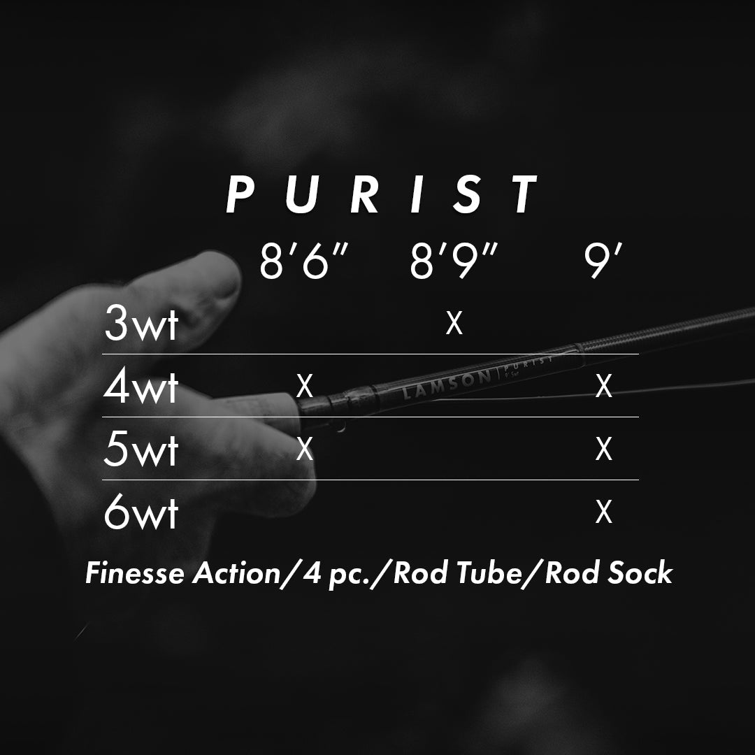 Lamson Purist Flyrods - 4 piece