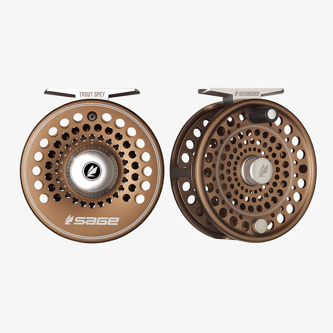 Sage Trout Spey Fly Reel - Bronze
