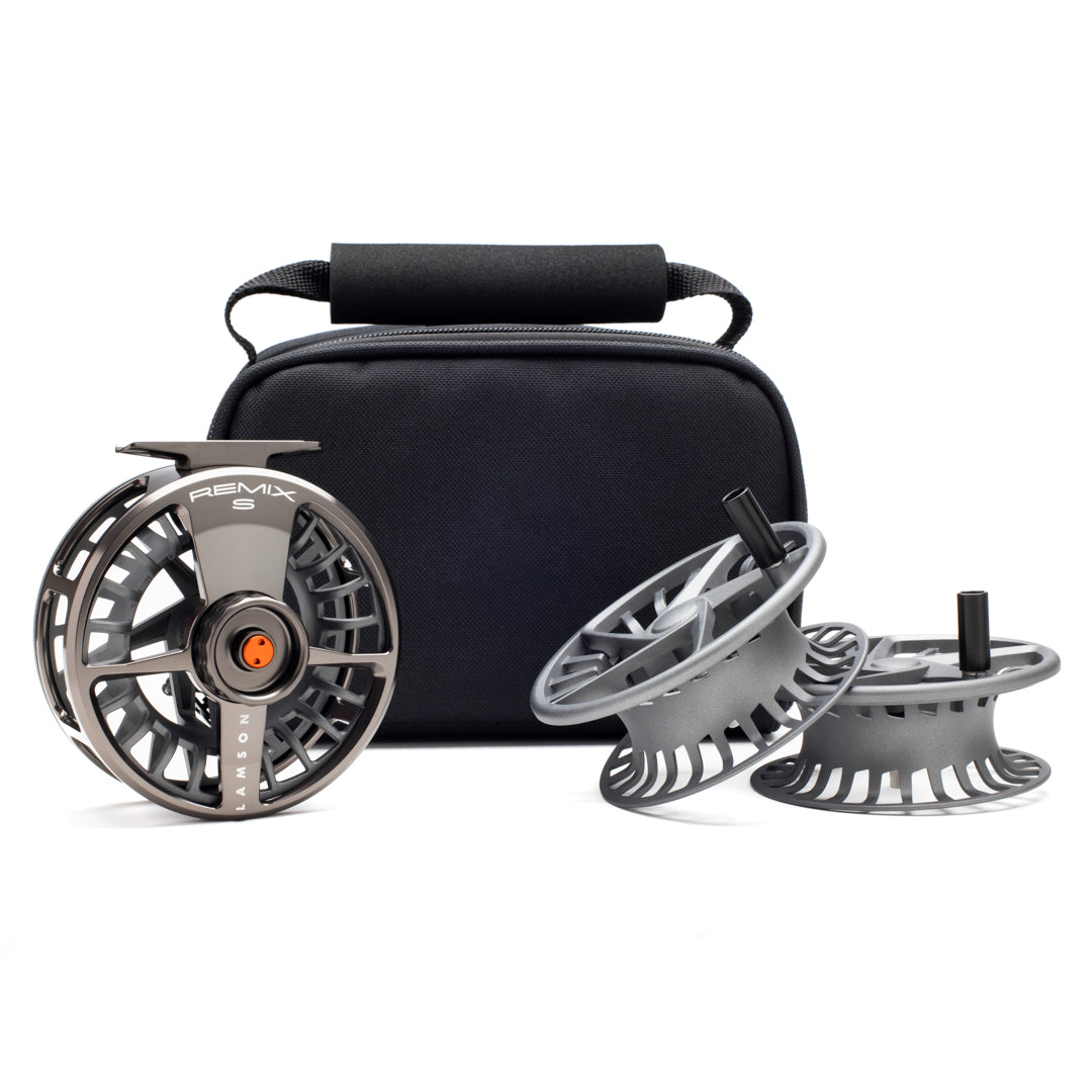 Lamson Remix S-Series HD - 3 Pack Fly Reel/Spools - Smoke