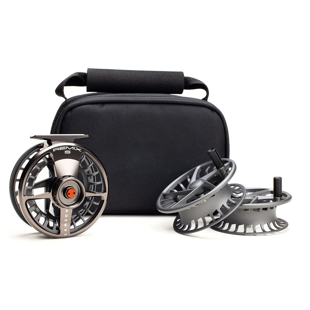 Lamson Remix S-Series - 3 Pack Fly Reel/Spools - Smoke