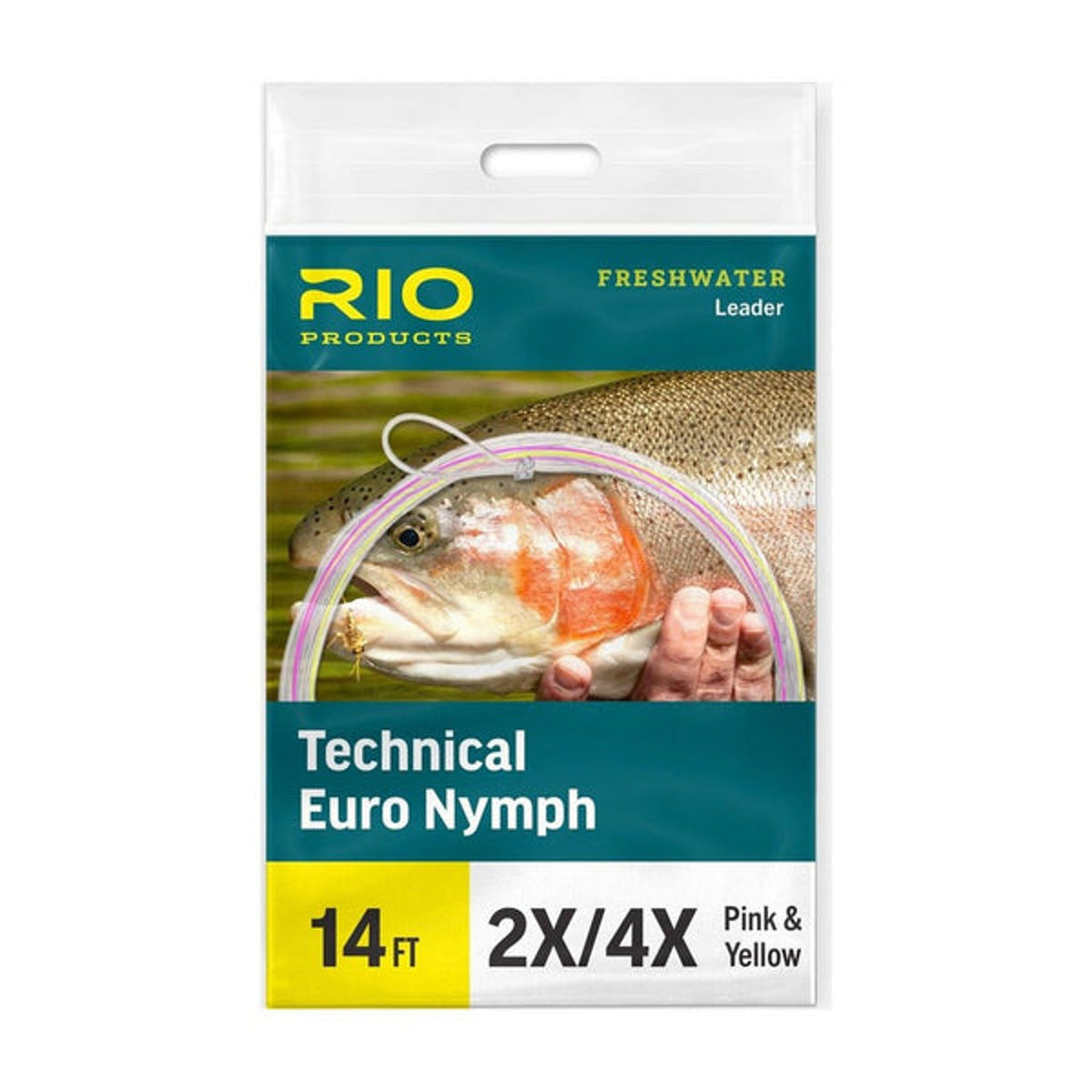 Rio Technical Euro Nymph Leader 14FT 2X/4X Black & White