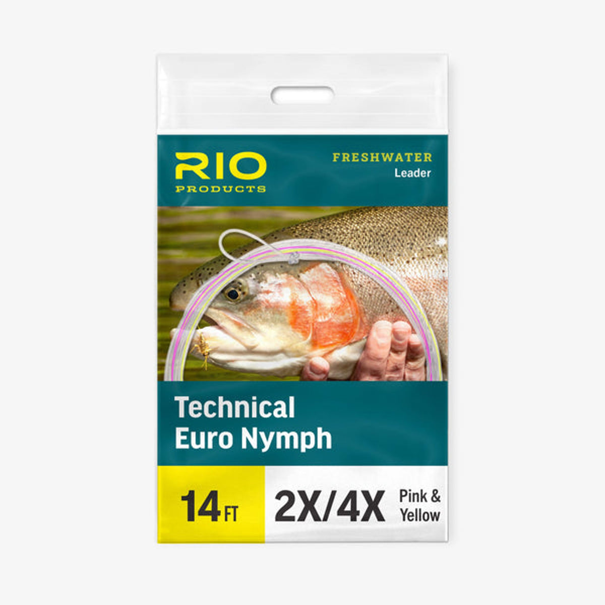 Rio Technical Euro Nymph Leader 14FT 2X/4X Black & White