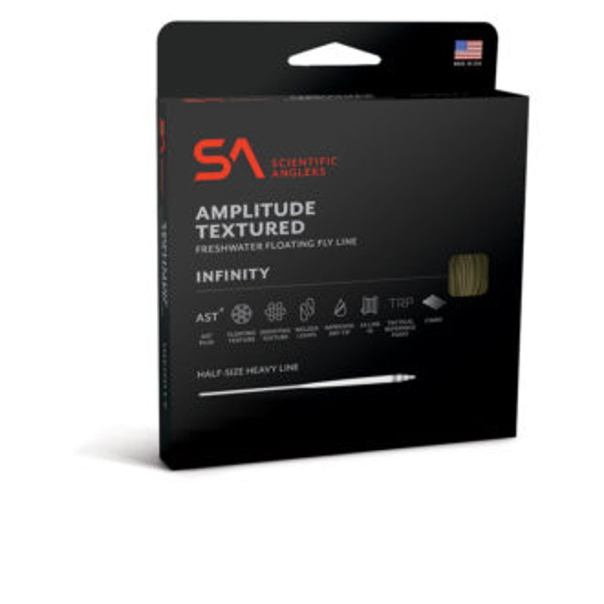 Scientific Anglers Amplitude Smooth Anadro/Nymph  Fly Line WF-7-F