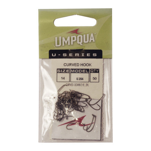 Umpqua U204 Nymph Fly Tying Hook Bronze 10 Pack of 50